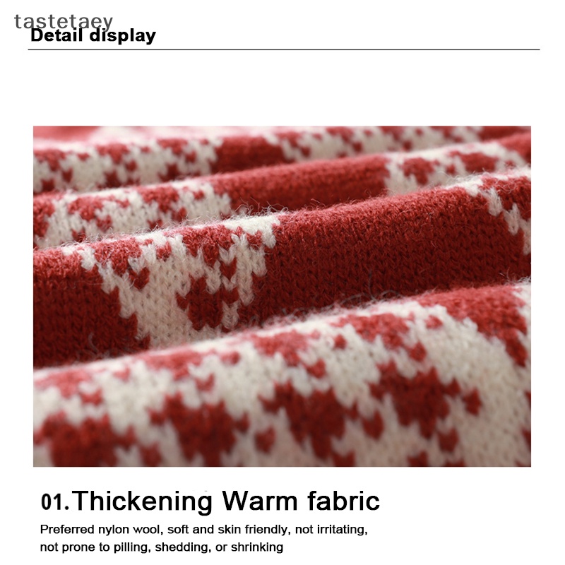 Khăn Choàng Cổ Mùa Đông Dày Dặn Phong Cách Giáng Sinh Năm Mới Cho Nữ