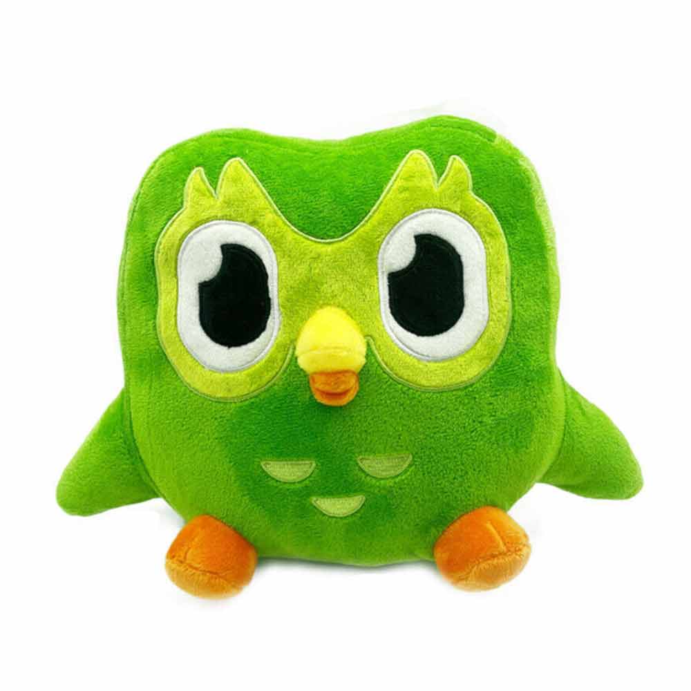 20cm Duolingo Plushie Duo 10 Year Anniversary Green Owl Gift For Kids Doll Plush Toy