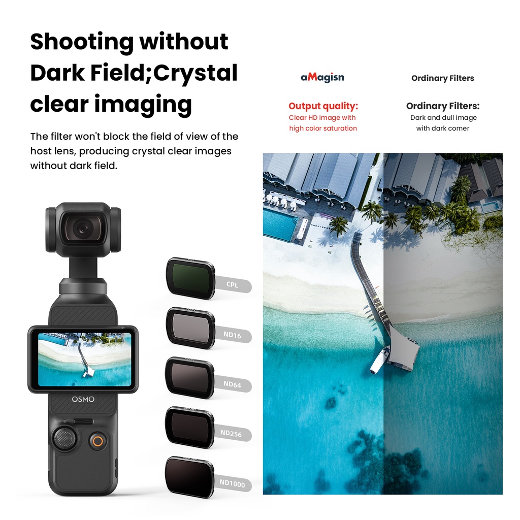 Kính Lọc nd Chuyên Dụng Cho dji osmo Pocket 3