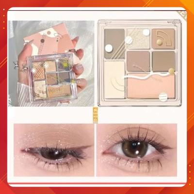 Bảng phấn mắt MEIBAOGE tông nude lâu trôi giá học sinh, bảng mắt chính hãng nội địa trung