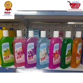 (ĐỦ 7 MÀU) NƯỚC LAU SÀN GIFT 1000ml (1 LÍT)