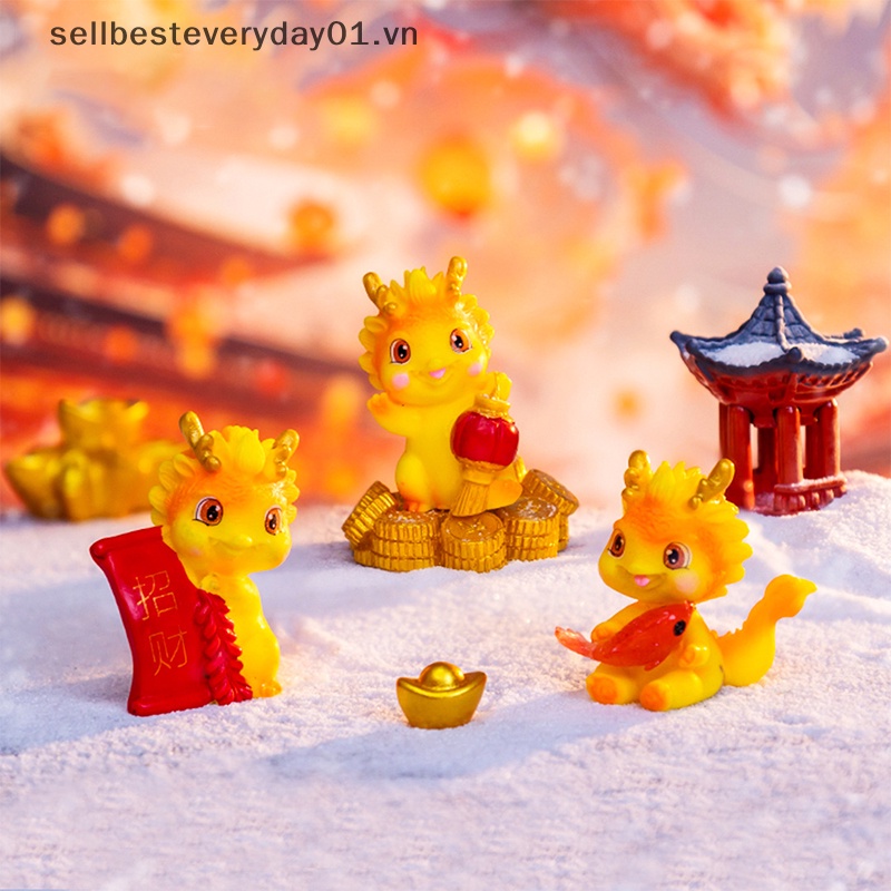 Stella & Tượng Hình Rồng Mini Dễ Thương Trang Trí Nhà Cửa Dịp Năm Mới