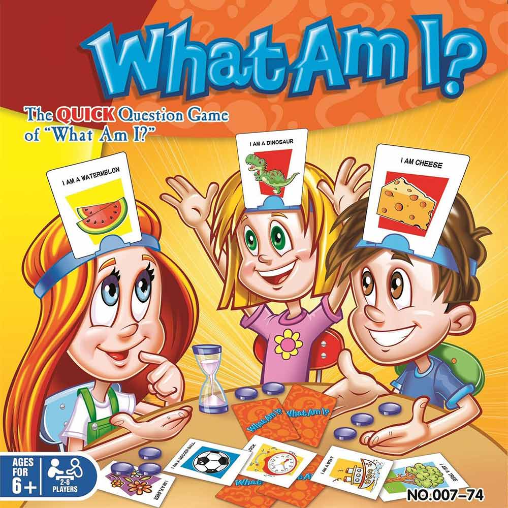 Hedbanz The Quick Question Game of What Am I Family Party Board Game Toys for Boys Girls Kids