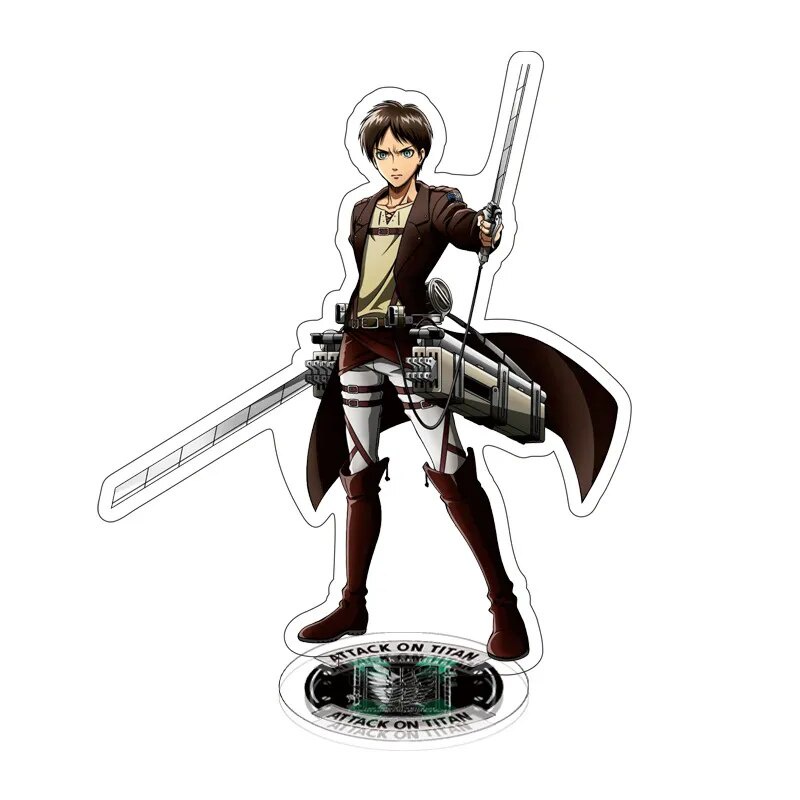 Mô hình Standee Anime Attack on Titan Acrylic Shingeki No Kyojin Levi Ackermam Phụ kiện trang trí để bàn góc học tập