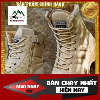 Giày đặc nhiệm cao cổ swat màu vàng cát