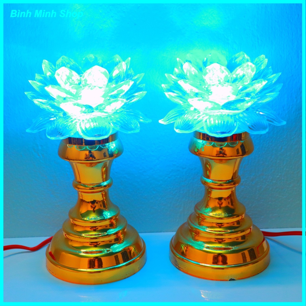 Bộ Đèn thờ đèn điện bàn thờ đèn led bàn thờ đèn trang trí bàn thờ