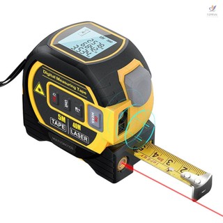 Thước Dây laser rangefinder 3 Trong 1 Đo Khoảng Cách Ánh Sáng 5m Với Màn Hình lcd