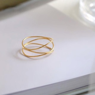 Nhẫn thời trang thiết kế dây vàng độc đáo, cá tính, phù hợp làm quà tặng