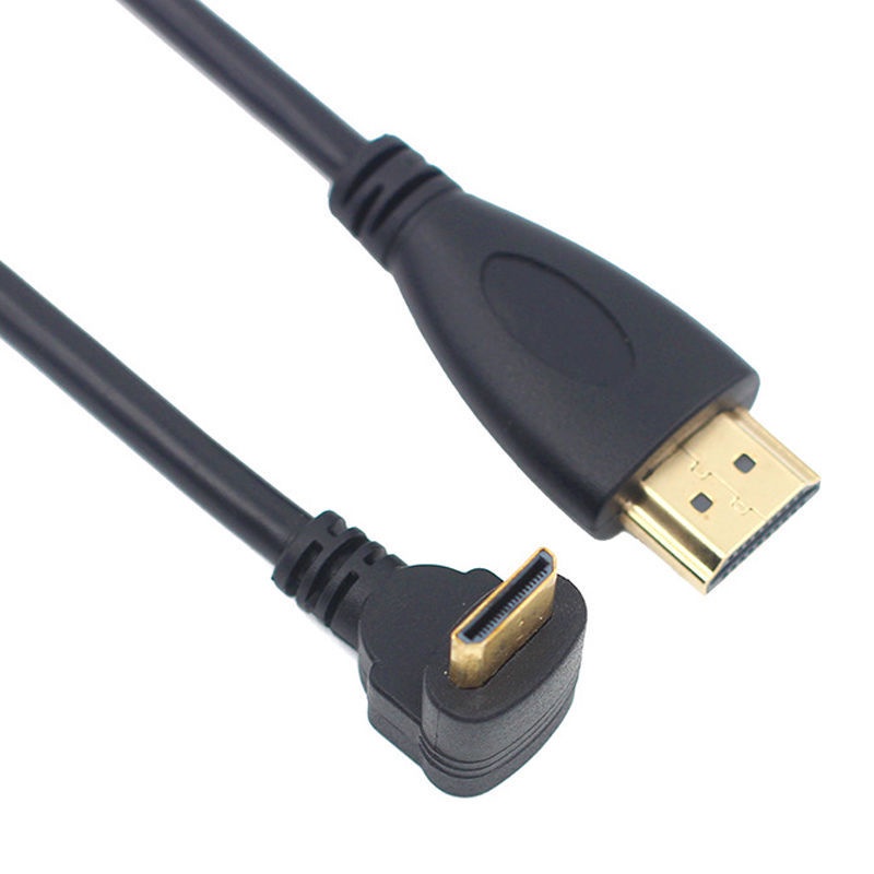 Khuỷu Tay Mini HDMI Sang HD Cáp 4K Góc Uốn Máy Tính Bảng Kết Nối Camera Màn Hình Tivi