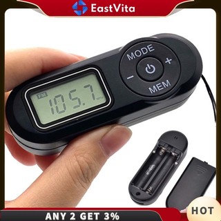 Radio FM Bỏ Túi Đông Vi 64-108Mhz Có Màn Hình Lcd Và Dây Đeo Cổ Đầu Cắm 3.5mm