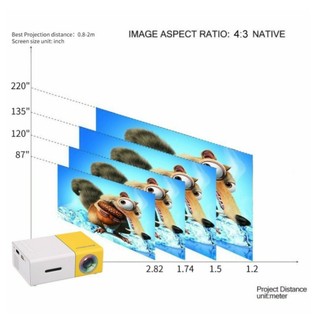 Máy Chiếu Mini YG300 LCD Đa Năng