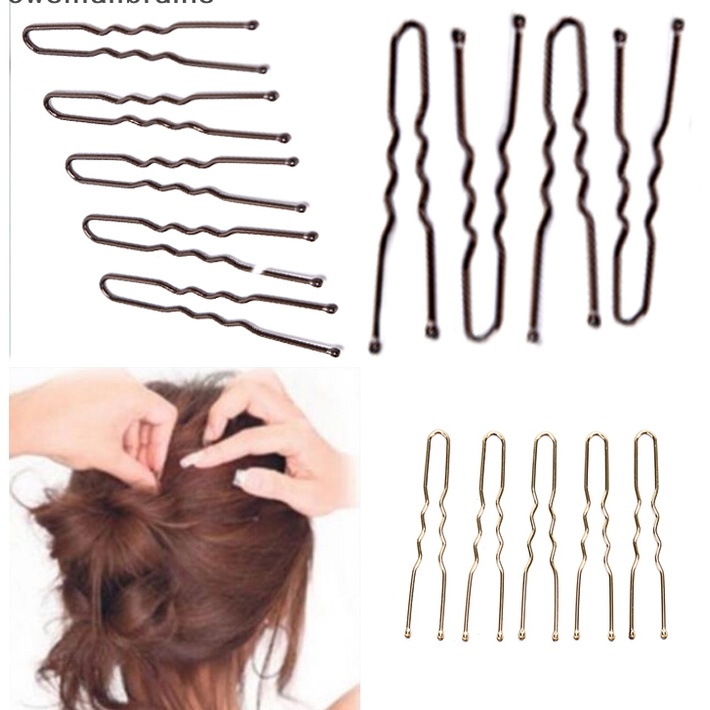 Set 20 Kẹp Tóc Kim Loại Hình Chữ U
