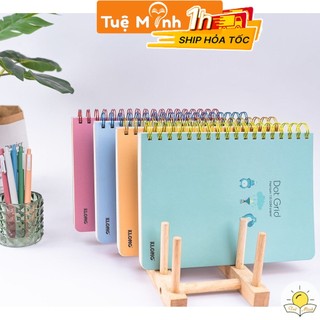Sổ Klong B5 200 trang giấy chấm dotgrid MS 960 sổ bullet journal Vở lò xo kép Klong