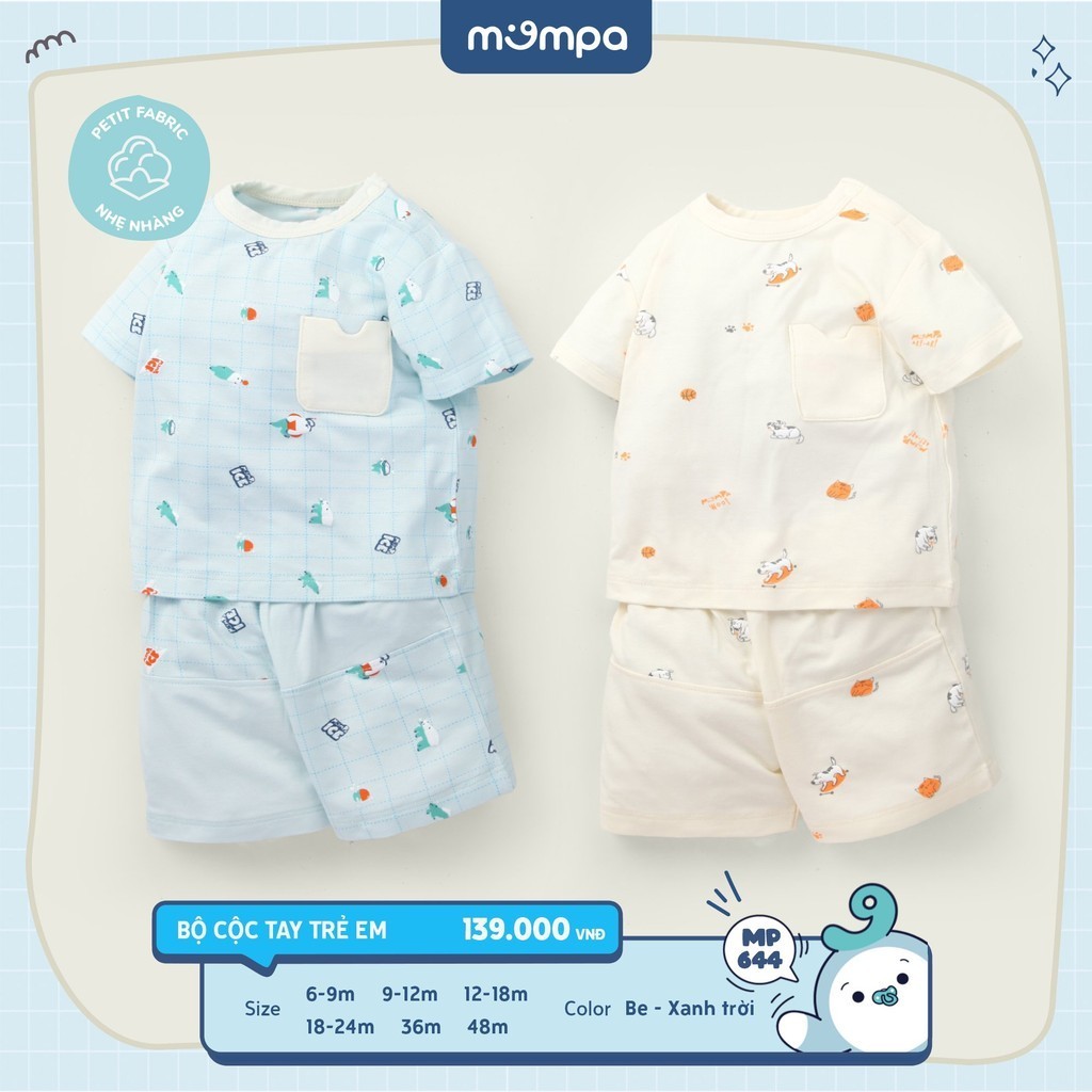 BỘ CỘC TAY PETIT CHO BÉ TỪ 6 THÁNG - 4 TUỔI
