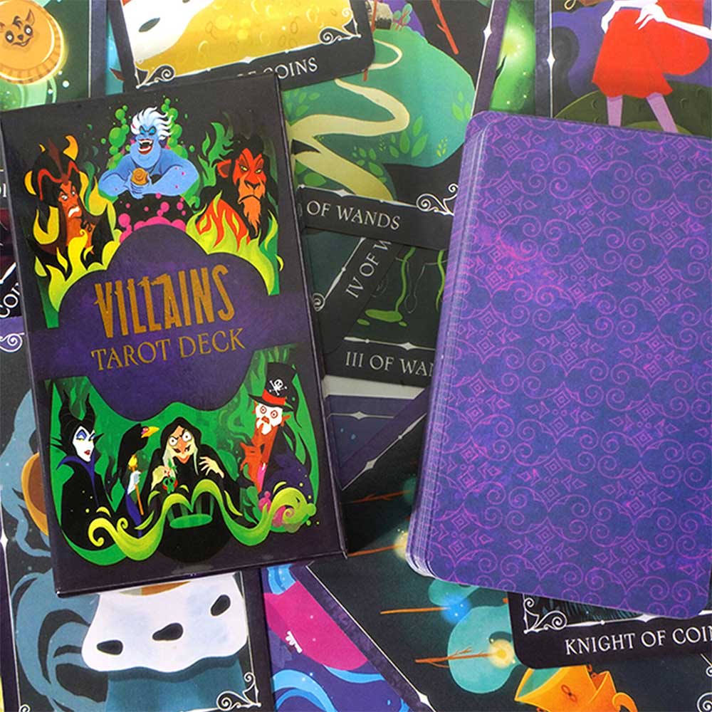 Tarot Oracle Card Mysterious Divination Board Game Villains Tarot Deck