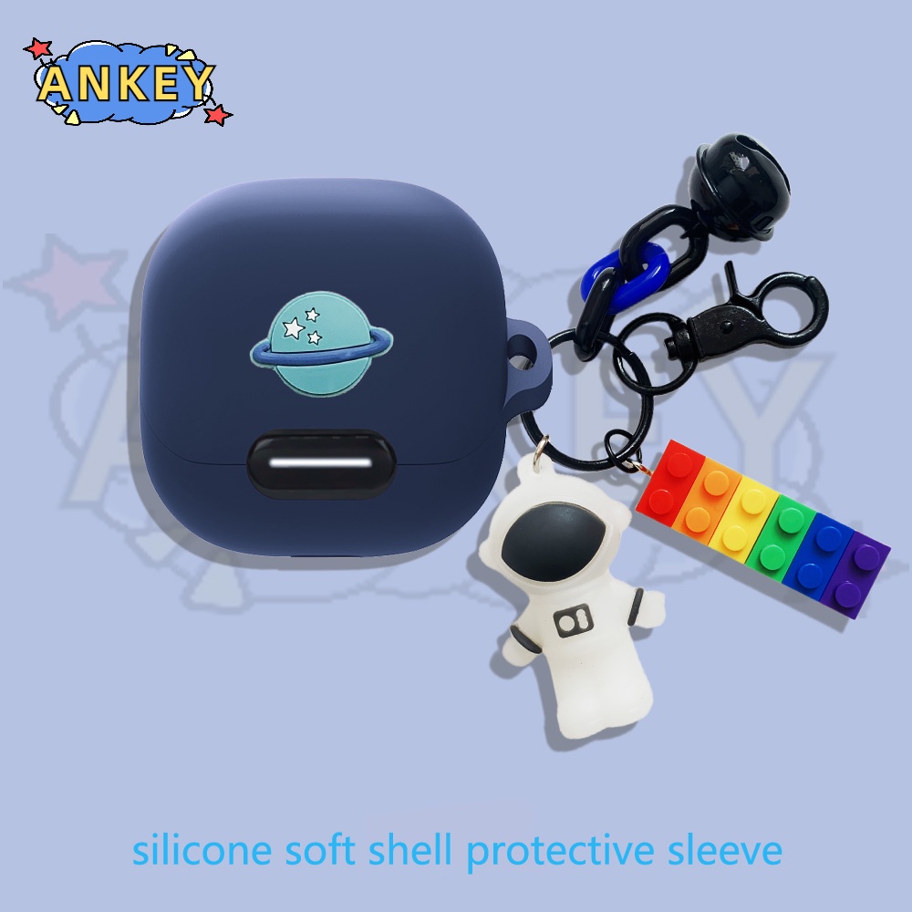 Case For Anker SoundCore Liberty 4 NC VR P10 / Air 2 Pro Earphone Silicone Cover Astronaut Cute Earbuds Soft Protective Headphone Headset Skin