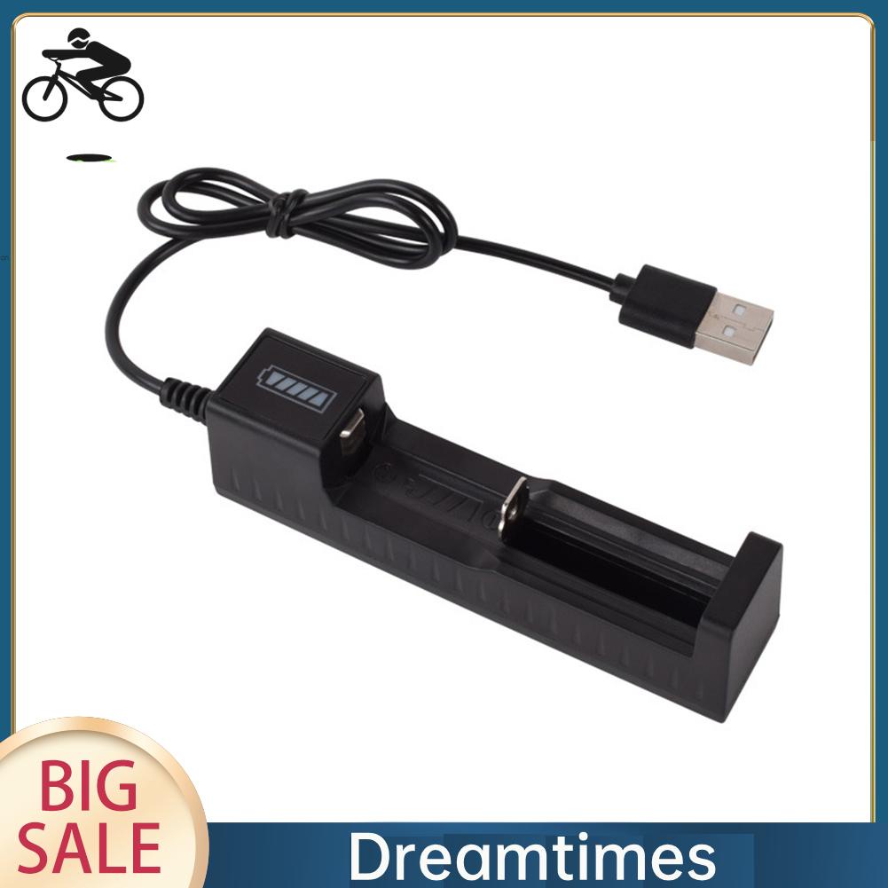 1 Bộ Sạc Pin lithium 1 Rãnh Cho 16340 14500 18650 26650 3.7v