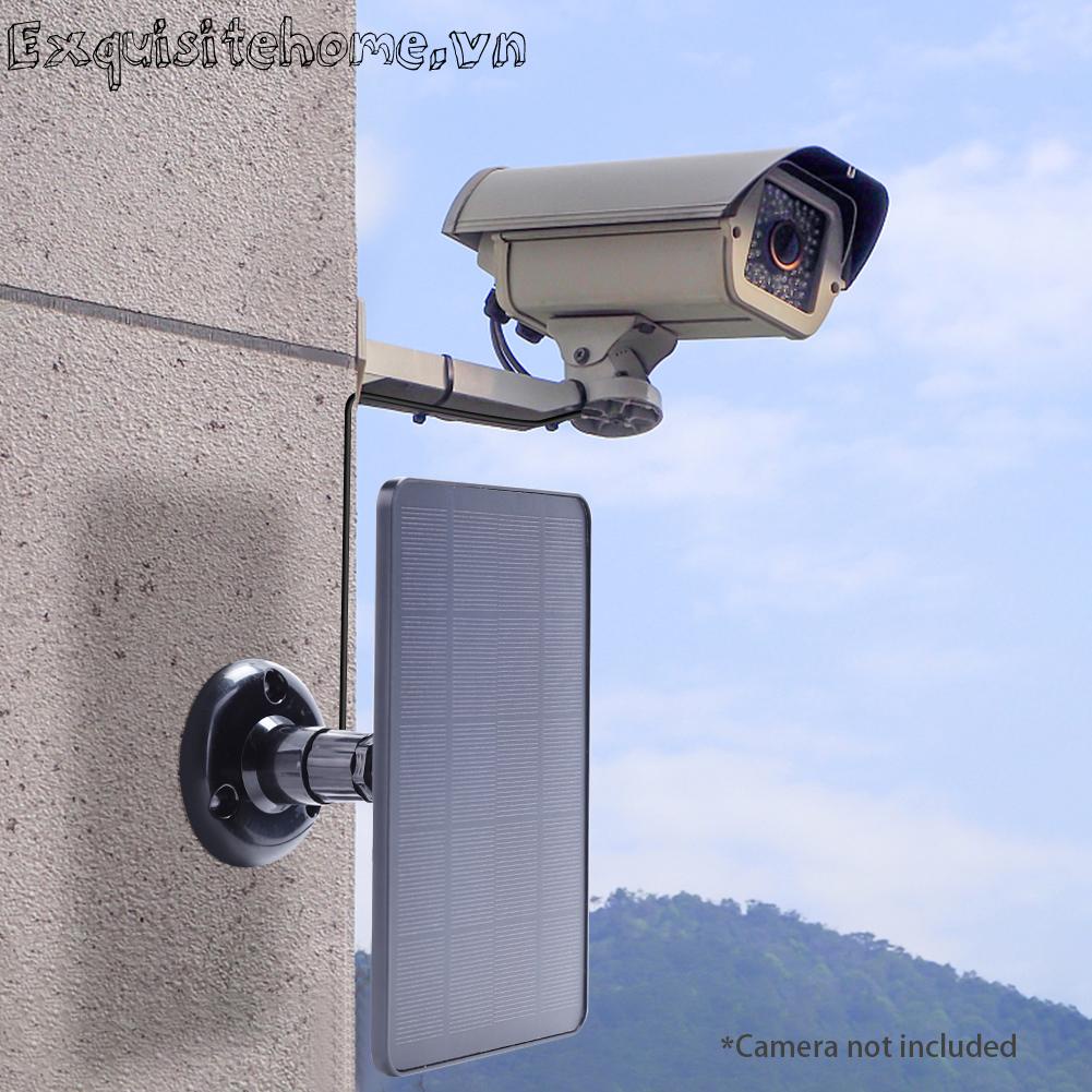Tấm Pin Năng Lượng Mặt Trời 10w 5v Cho camera An Ninh Ngoài Trời dc5521 / usb-c