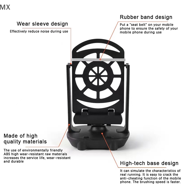 Dụng Cụ Lắc Tự Động mingxuan2 Đếm Bước Chân Cho Điện Thoại Di Động vn