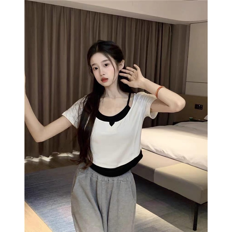 Thời Trang Bigsize Áo Thun Vải Thun Tăm 50 - 100Kg Dễ Thương