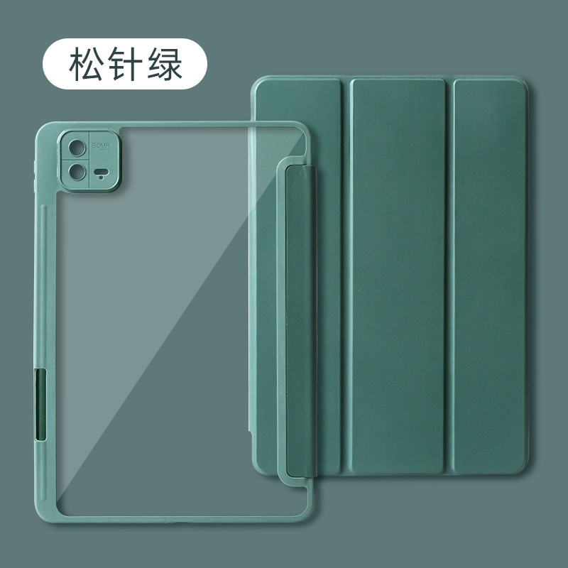 Bao Da Máy Tính Bảng Bằng acrylic Trong Suốt Có Ngăn Đựng Bút Cho xiaomi pad 6 pad6 pro 2023 11 inch mi pad 6 pro