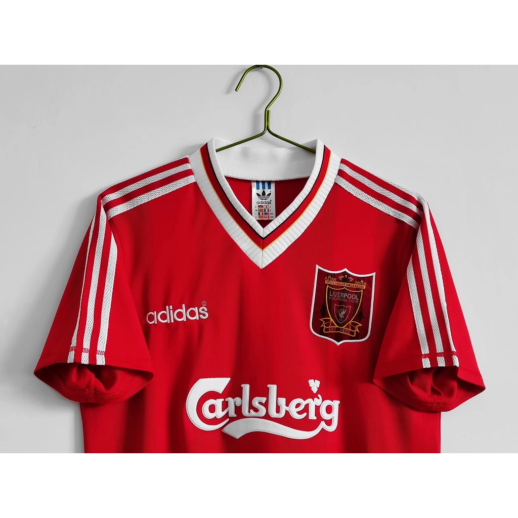 Áo Bóng Đá Chất Lượng Cao Phong Cách vintage 1995-96 liverpool