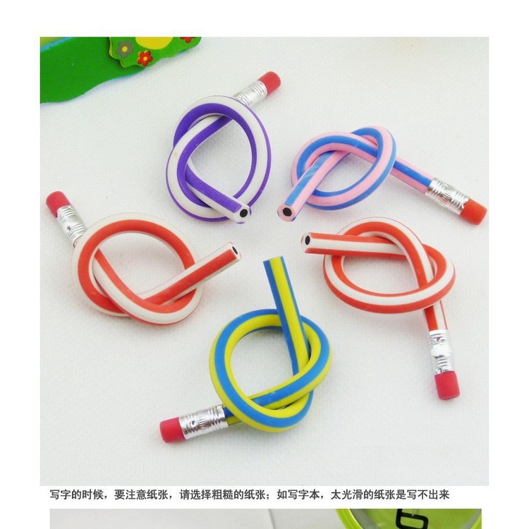 Bút Chì Mềm Không Vỡ In Hình Biến Hình Sáng Tạo Cho Học Sinh Tiểu Học