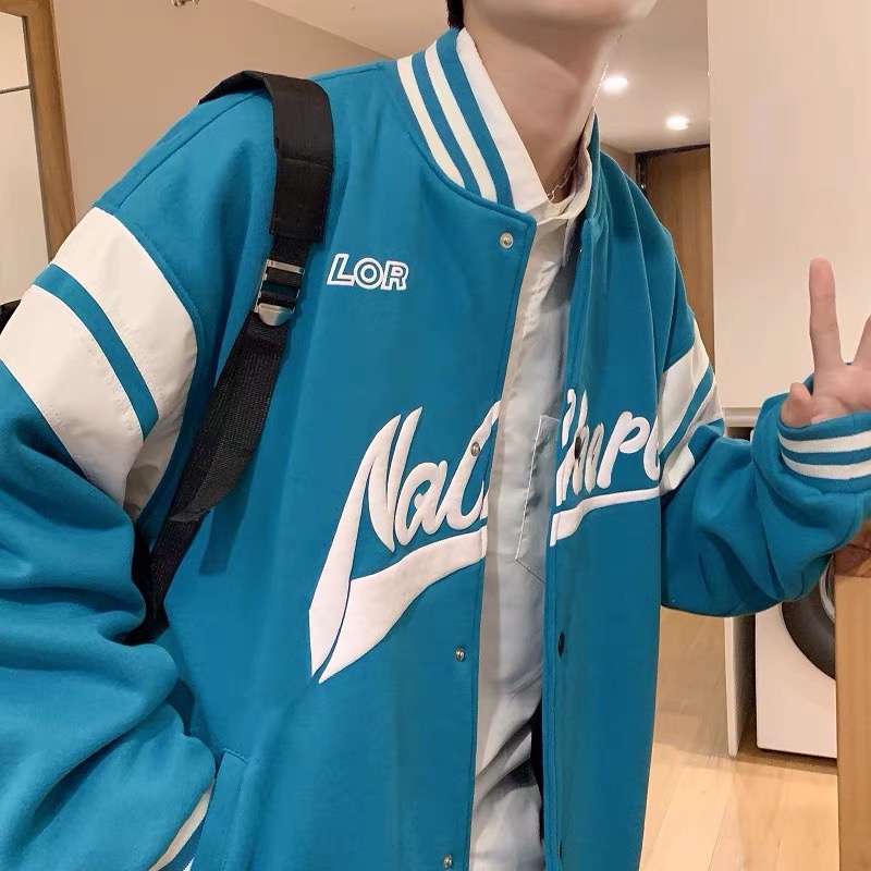 Áo khoác bomber form rộng , chất nỉ in chữ thời trang unisex MB017 Meme