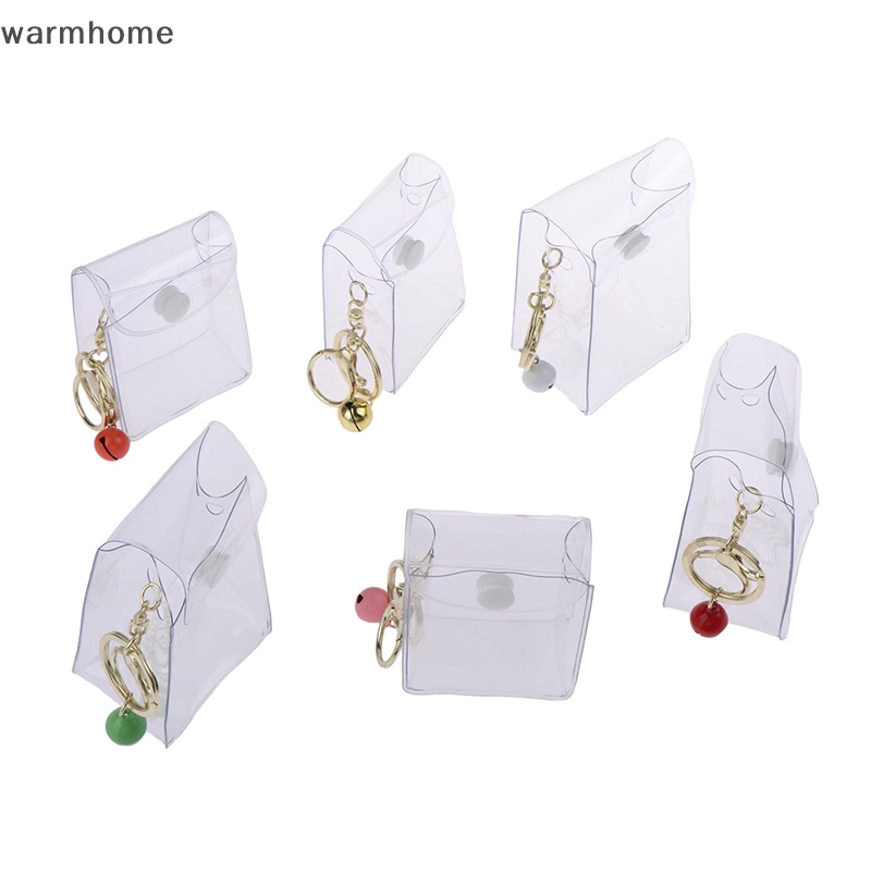 Túi Đựng Tiền Xu / Chìa Khóa / Son Môi mini Trong Suốt Hình Búp Bê anime rft