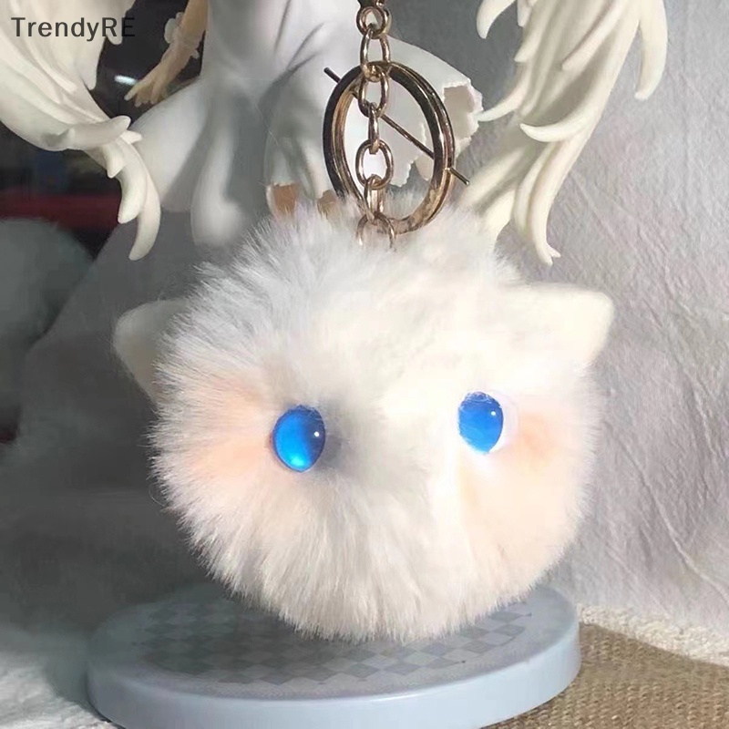 Móc Khóa Hình Mèo Nhồi Bông 8cm Dễ Thương