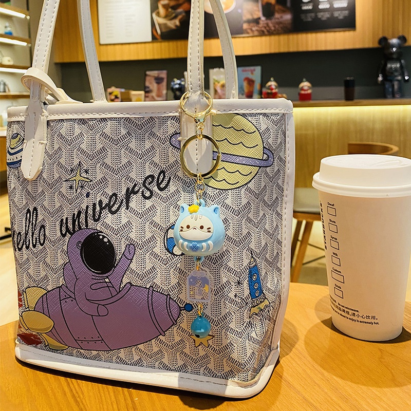 Móc Khóa Hình Mèo cocoa Hoạt Hình Đáng Yêu