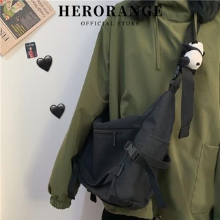 Túi Đeo Chéo Canvas Cỡ Lớn Thời Trang Hàn Quốc Dành Cho Học Sinh Sinh Viên Đi Học Và Đi Chơi