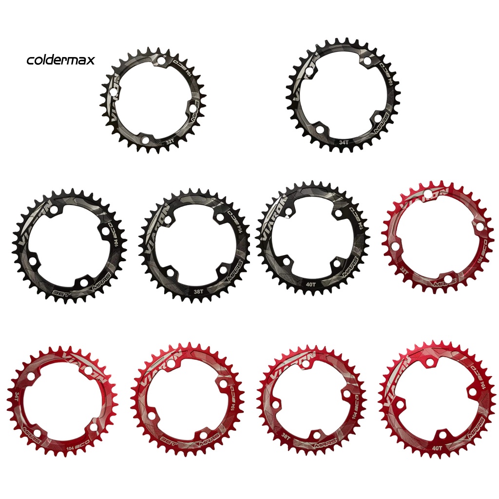 Đĩa Xích Đơn 32t-40t Bằng Hợp Kim Nhôm Khối Lượng Nhẹ Chống Ăn Mòn 104bcd Cho Xe Đạp am / xc