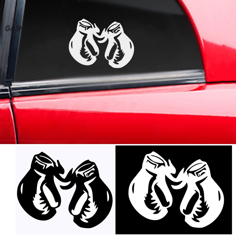 Phụ Kiện Chuyên Dụng Dành Cho Xe Hơi| Miếng Dán Phản Quang Hình boxing Trang Trí Xe Hơi