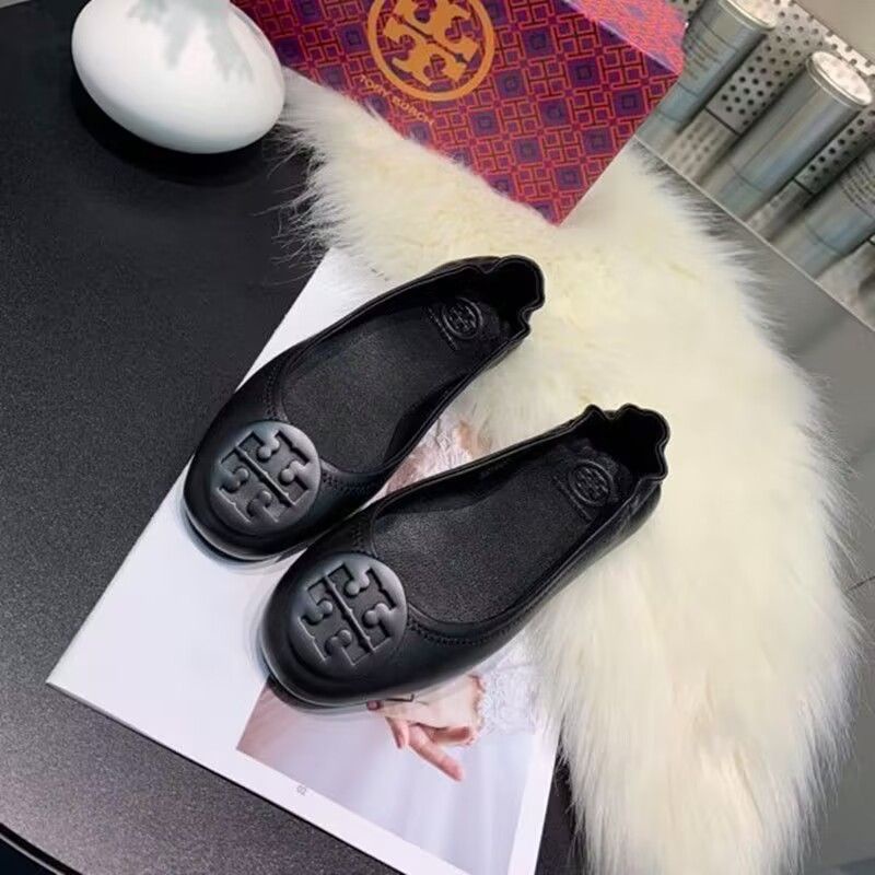 Giày Búp Bê Nữ Mũi Tròn Đế Mềm Thời Trang