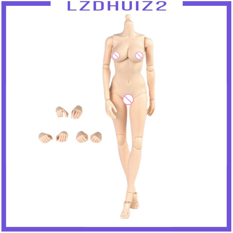 Mô Hình Cơ Thể Búp Bê Nữ Màu Trắng / Lúa Mì 27cm Tỉ Lệ 1: 6