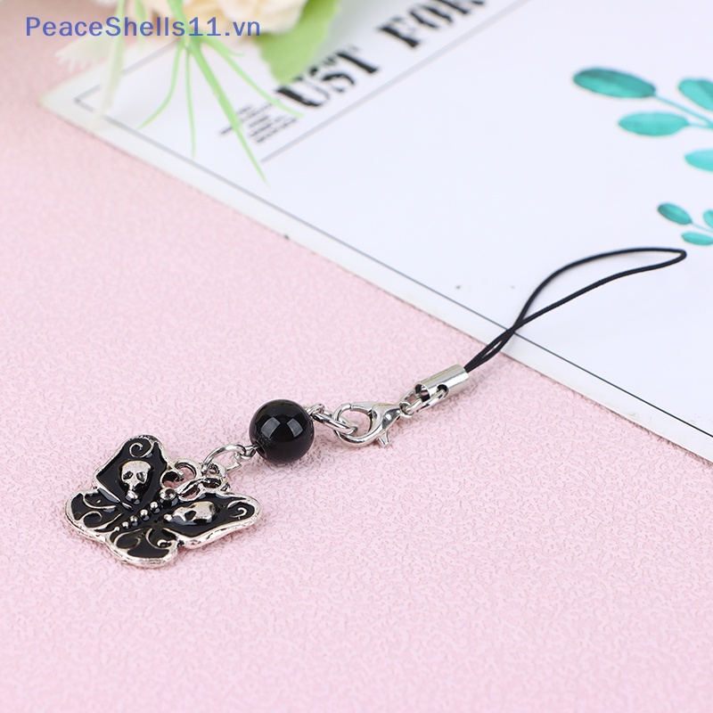 Dây Đeo Điện Thoại y2k Họa Tiết Bướm / Trái Tim Xinh Xắn Dùng Để Trang Trí