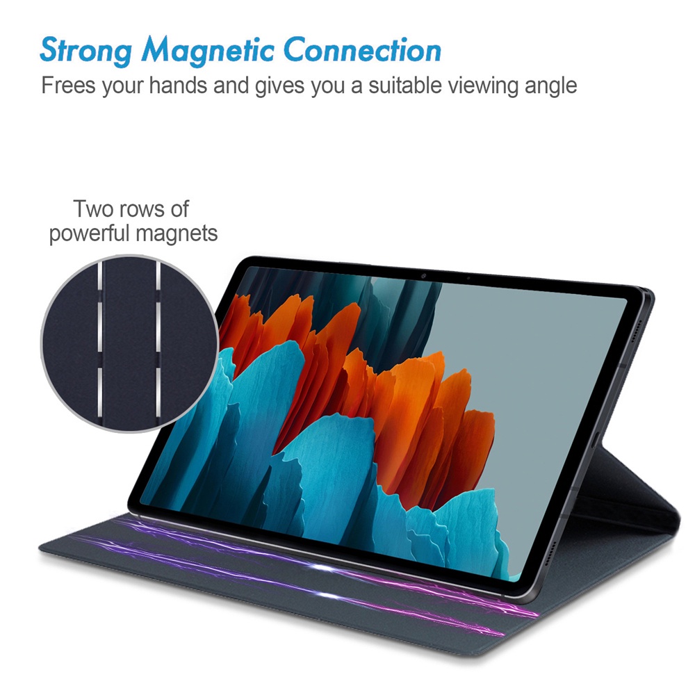 Bao Da Máy Tính Bảng Nam Châm Tự Động Tắt / Mở Cho samsung galaxy tab s9 plus 2023 x810 tab s9 11 "s7 fe s8 + 5g s8plus Giá Đỡ