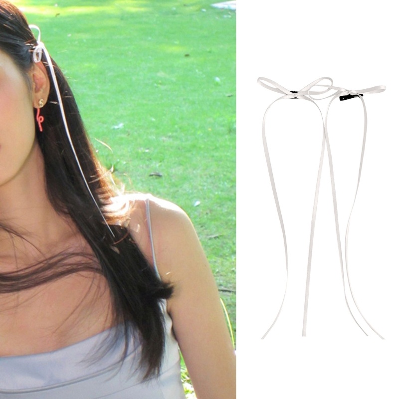 ✿ Kẹp Tóc Nơ Ruy Băng Xinh Xắn Cho Nữ