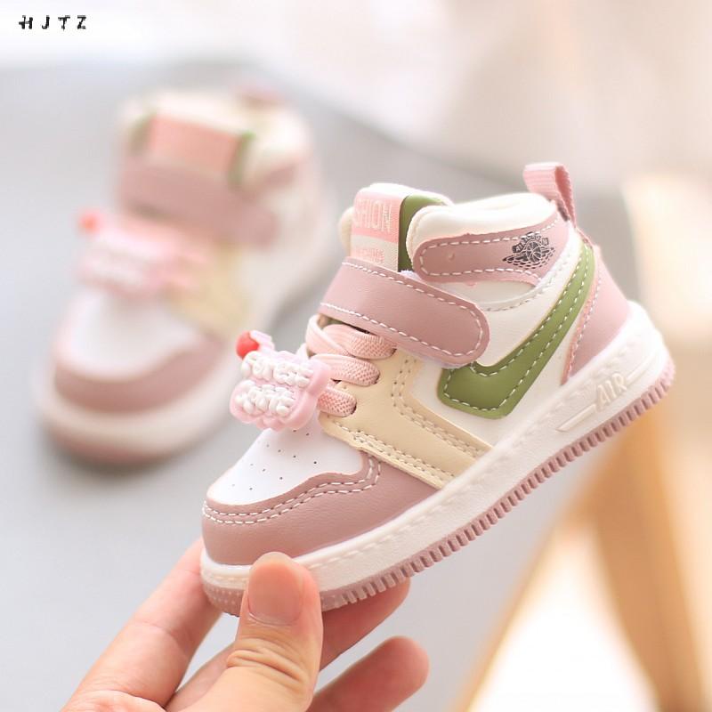 Giày Thể Thao Đế Mềm Chống Trượt Thoáng Khí Thời Trang Cho Bé