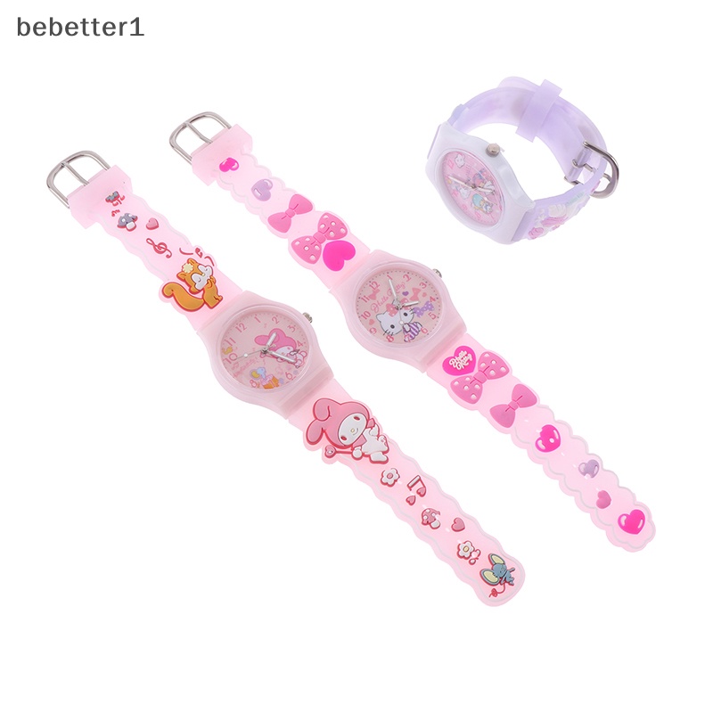 Đồng Hồ Đeo Tay bebetter1 kawaii hello kitty cinnamoroll kuromi Hoạt Hình Dễ Thương Chống Thấm Nước Làm Quà Tặng Sinh Nhật Cho Bé Gái