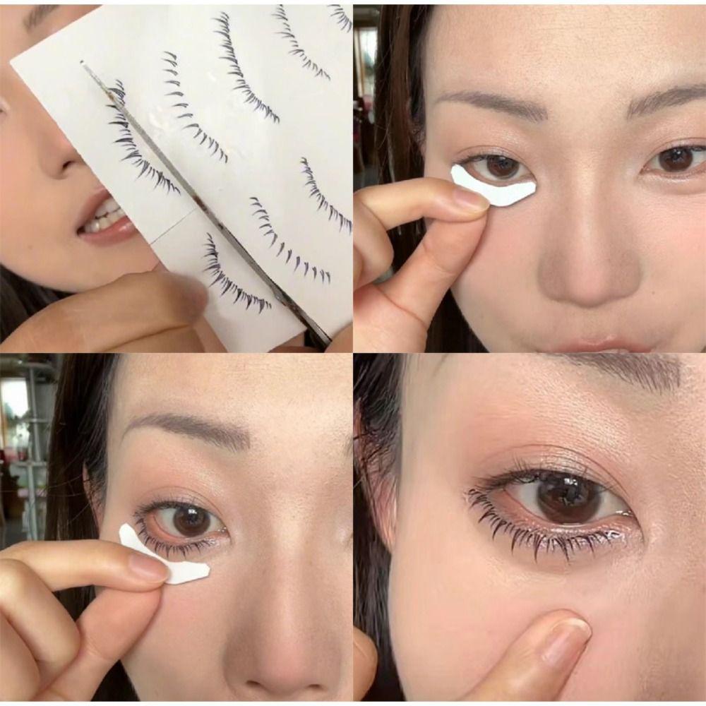 Hình Xăm Dán Lông Mi Giả 3d Nhiều Kiểu Kháng Nước Tự Nhiên Cho Nữ Back2Lilife