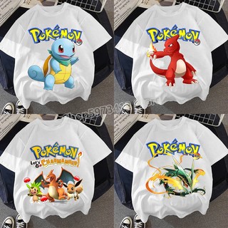 Áo thun tay ngắn in hình pikachu dễ thương cho bé