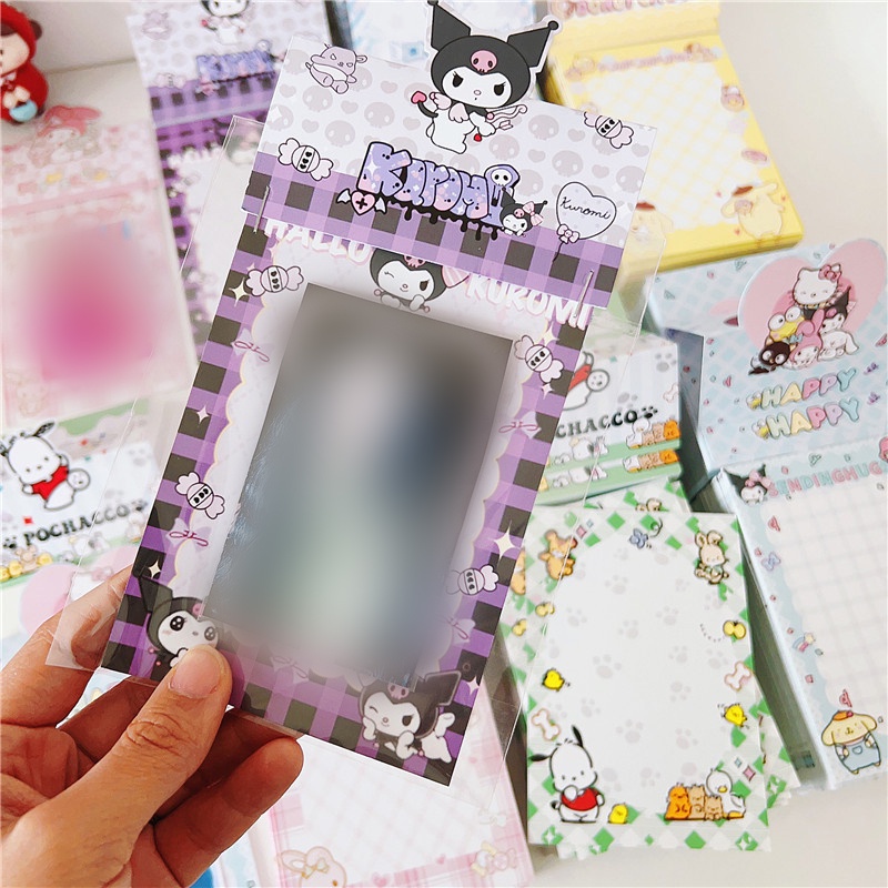 ⚡VẬN CHUYỂN NHANH⚡⚡ Anime Sanrio Hoạt Hình Dễ Thương Đầu Người Ngoài Hành Tinh Kuromi Out Vật Liệu đóng Gói Vật Liệu đóng Gói Quà Tặng Giấy Trang Trí