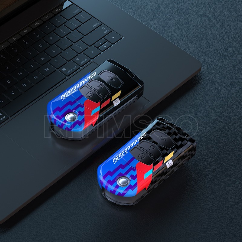 Thời Trang Vỏ Chìa Khóa Xe Hơi 4 Nút Bấm Màu Sắc Dành Cho mazda 3 5 6 series m6 rx8 mx5 2 3