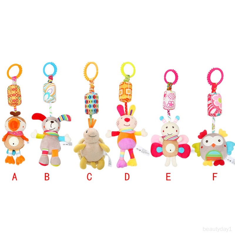 Đồ Chơi Lục Lạc Hình Chú Ong Dễ Thương Treo Xe Đẩy Em Bé 0-12 Tháng Tuổi