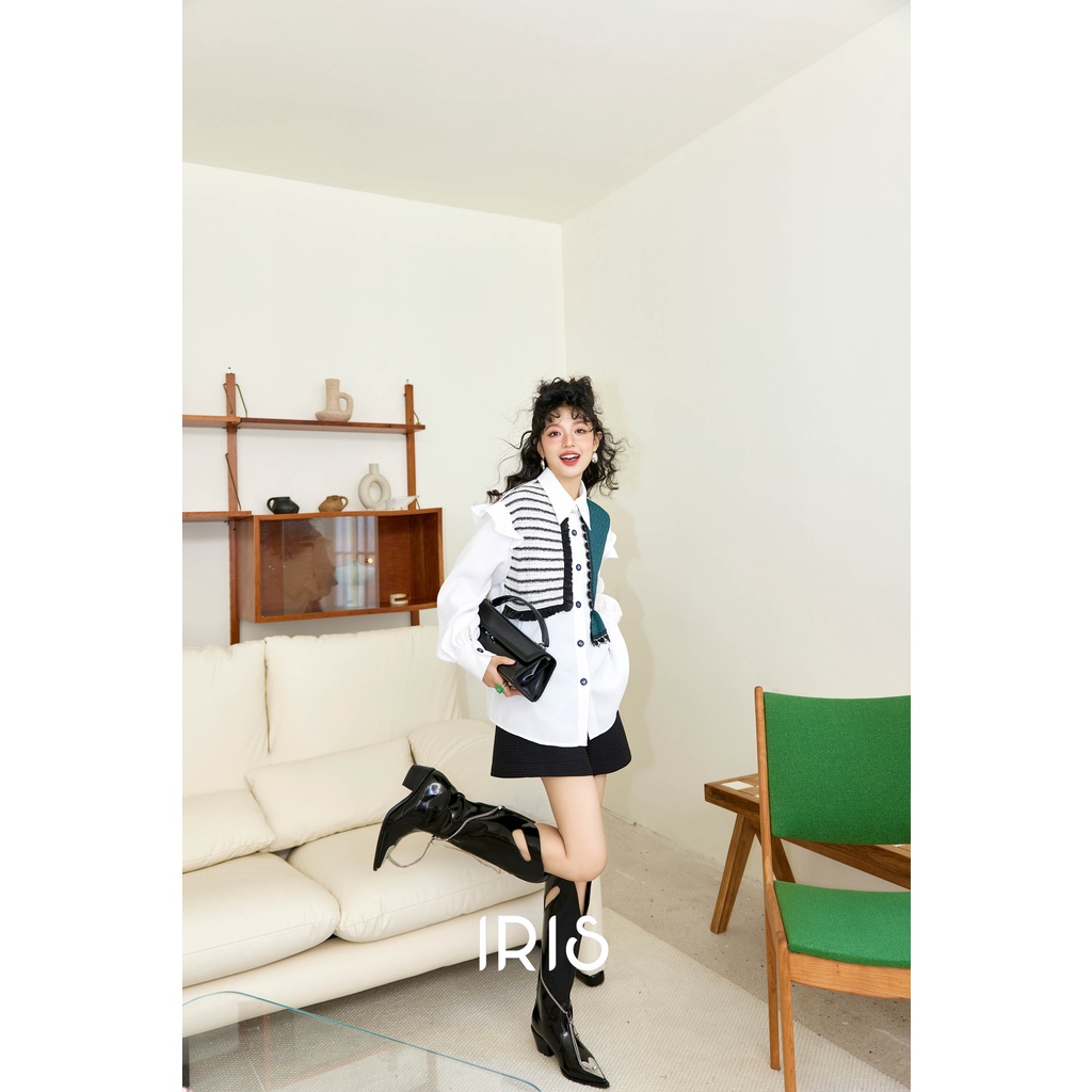 Áo sơ mi đôi mặt IRIS BOUTIQUE IS2331026 - Chất liệu cao cấp
