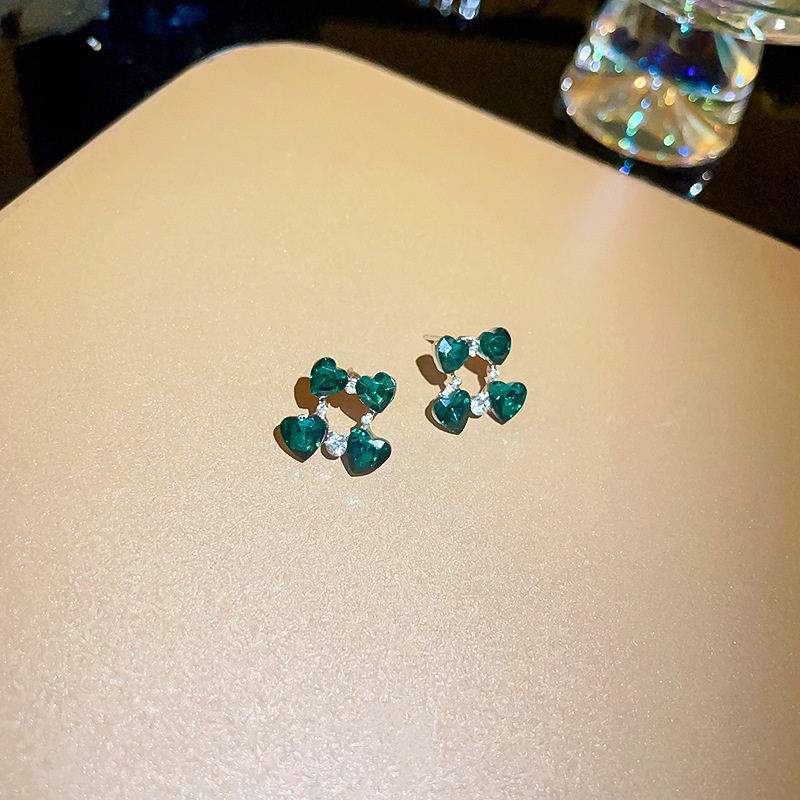 Vòng Cổ Kim Cương Hình Trái Tim Thời Trang Cho Nữ