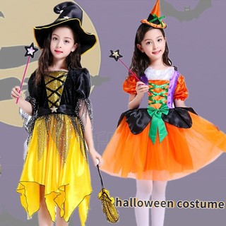 Bộ đồ hóa trang phù thủy hóa trang halloween cho bé trai / bé gái