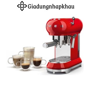 Máy pha cafe smeg ecf01, máy pha cà phê, espresso, cappuccino, nhập đức, nhiều màu, bh 12 tháng, giadungnhapkhau19